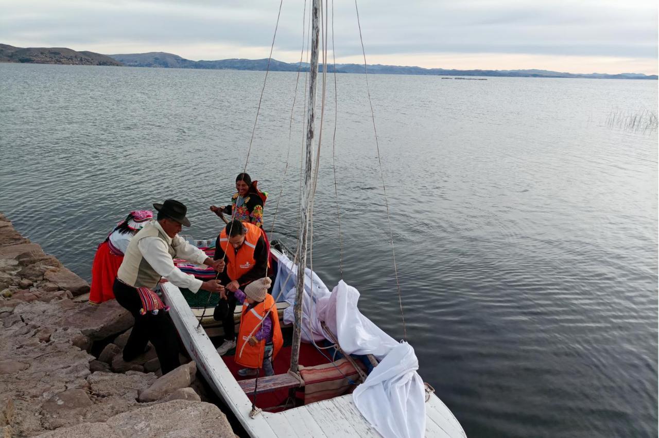 Hospedaje Rural La Florida En Llachon, Titicaca Puno Dış mekan fotoğraf
