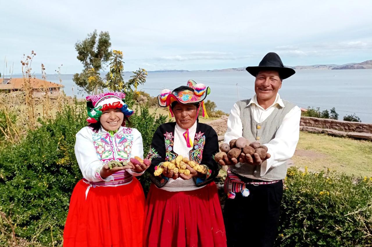 Hospedaje Rural La Florida En Llachon, Titicaca Puno Dış mekan fotoğraf
