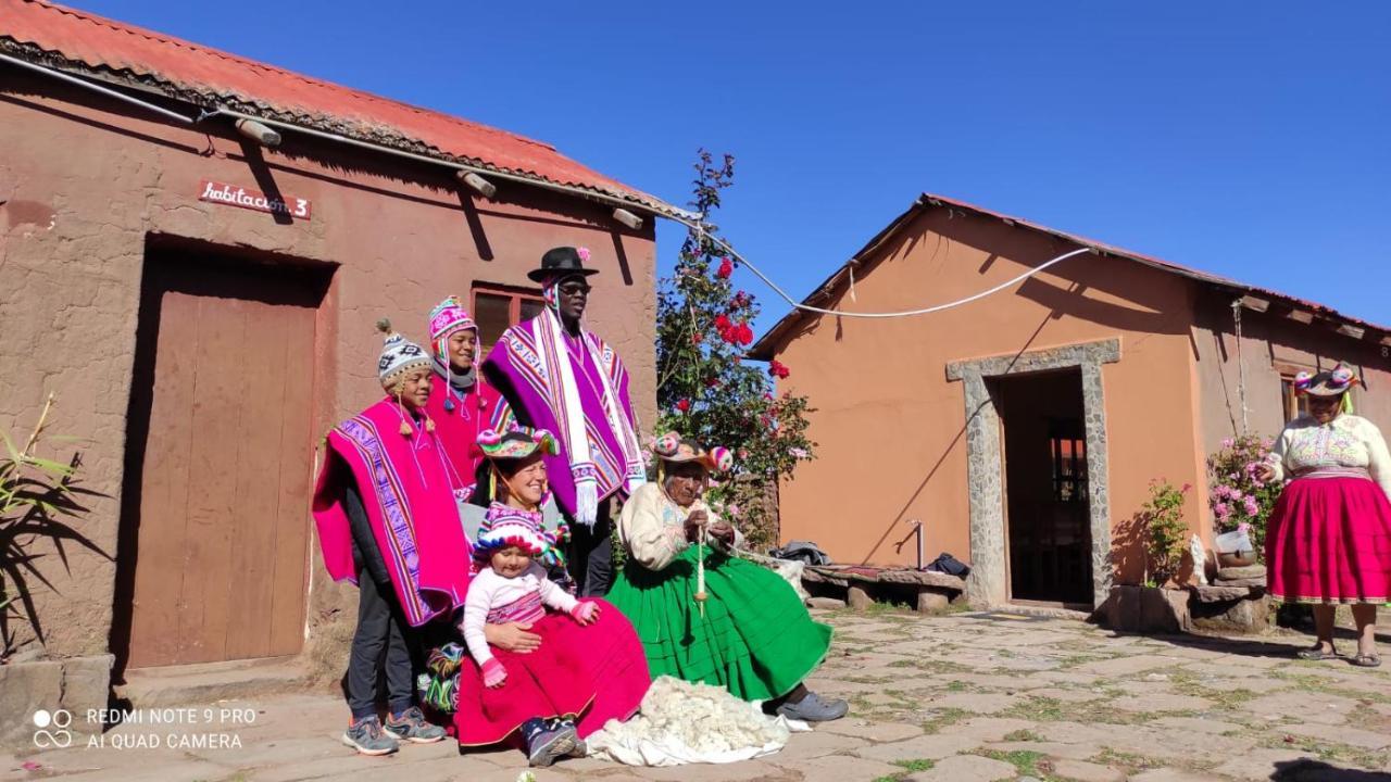 Hospedaje Rural La Florida En Llachon, Titicaca Puno Dış mekan fotoğraf